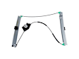 8E0-837-461 C Front, Driver Side OE Replacement Series Window Regulator, Without Motor