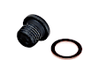 N0160276 OE Replacement Series Oil Drain Plug - Black, Rubber, Standard, Direct Fit, Sold Individually