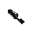 1334163R Front, Passenger Side Fully Loaded Strut, OE Replacement Series