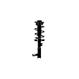 334124L Front, Driver Side Bare Strut, OE Replacement Series