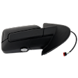 Passenger Side Mirror, Non-Towing, Power Adjust, Manual Folding, Heated, Paintable, No Signal Light, No Memory, With Puddle Light, No Auto-Dimming, No Blind Spot Feature, XLT Model