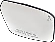 2010-2012 Ford Fusion - Passenger Side Mirror Glass, Heated, With Blind Spot Detection in Glass, Convex, With backing plate