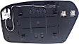 2010-2012 Ford Fusion - Passenger Side Mirror Glass, Heated, With Blind Spot Detection in Glass, Convex, With backing plate
