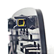 2010-2012 Ford Fusion - Passenger Side Mirror Glass, Heated, With Blind Spot Detection in Glass, Convex, With backing plate