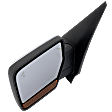 Driver Side Mirror, Non-Towing, Power Adjust, Power Folding, Heated, Chrome, In-housing Signal Light, With memory, With Puddle Light, No Auto-Dimming, With Blind Spot Detection in Glass