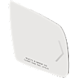 Passenger Side Mirror Glass, Heated, No Blind Spot Feature