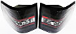 Driver and Passenger Side Tail Light, with Bulbs, LED, Clear Lens, Black Interior, Flareside