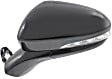 2013-2014 Ford Fusion - Driver Side Mirror, Power Adjust, Heated, Manual Folding, Paintable, In-housing Signal Light, No Memory, With Puddle Light, No Auto-Dimming, With Blind Spot Glass