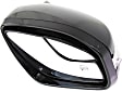 Passenger Side Mirror, Power Adjust, Heated, Manual Folding, Paintable, In-housing Signal Light, No Memory, With Puddle Light, No Auto-Dimming, With Blind Spot Glass