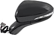 2013 Ford Fusion SE - Driver Side Mirror, Power Adjust, Heated, Paintable, Manual Folding, In-housing Signal Light, With Blind Spot Glass, With Memory, With Puddle Light, No Auto-Dimming