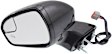 2013 Ford Fusion SE - Driver Side Mirror, Power Adjust, Heated, Paintable, Manual Folding, In-housing Signal Light, With Blind Spot Glass, With Memory, With Puddle Light, No Auto-Dimming