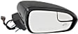 Passenger Side Mirror, Power Adjust, Manual Folding, Heated, Paintable, In-housing Signal Light, With memory, With Puddle Light, No Auto-Dimming, With Blind Spot Glass