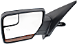 2017 Ford Expedition Platinum - Driver Side Mirror, Power Adjust, Heated, Textured Black, Manual Folding, In-housing Signal Light, No Blind Spot Feature, With Memory, With Puddle Light, No Auto-Dimming