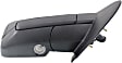 Passenger Side Mirror, Non-Towing, Power Adjust, Manual Folding, Heated, Textured Black, In-housing Signal Light, With memory, With Puddle Light, No Auto-Dimming, No Blind Spot Feature