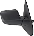 2007-2017 Ford Expedition - Passenger Side Non-Towing Mirror, Power, Manual Folding, Heated, Textured Black, No Signal Light, No Memory, With Puddle Light, No Auto-Dimming, With Blind Spot Glass