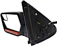 Driver Side Mirror, Non-Towing, Power Adjust, Power Folding, Heated, Paintable, In-housing Signal Light, With memory, With Puddle Light, No Auto-Dimming, No Blind Spot Feature