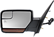 2014 Ford Expedition - Driver Side Mirror, Power Adjust, Heated, Chrome, Power Folding, In-housing Signal Light, With Blind Spot Glass, With Memory, With Puddle Light, No Auto-Dimming