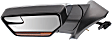 2014 Ford Expedition - Driver Side Mirror, Power Adjust, Heated, Chrome, Power Folding, In-housing Signal Light, With Blind Spot Glass, With Memory, With Puddle Light, No Auto-Dimming