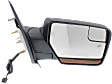 2013-2014 Ford Expedition - Passenger Side Mirror, Non-Towing, Power, Power Folding, Heated, Chrome, In-housing Signal Light, With memory, With Puddle Light, No Auto-Dimming, With Blind Spot Glass