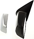 Driver Side Mirror, Power Adjust, Heated, Manual Folding, With 1 Chrome and 1 Textured Black Cap, No Signal Light, No Memory, With Puddle Light, No Auto-Dim, No Blind Spot Feature