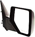 Passenger Side Mirror, Power Adjust, Manual Folding, Non-Heated, Textured Black, No Signal Light, No Memory, No Puddle Light, No Auto-Dimming, No Blind Spot Feature