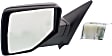 Driver Side Mirror, Manual Adjust, Non-Heated, Manual Folding, With 1 Chrome and 1 Paintable Cap, No Signal Light, No Memory, No Puddle Light, No Auto-Dim, No Blind Spot Feature