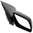 Passenger Side Mirror, Power Adjust, Manual Folding, Heated, Paintable, No Signal Light, No Memory, With Puddle Light, No Auto-Dimming, No Blind Spot Feature