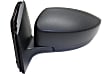 2012 Ford Focus SE - Driver Side Mirror, 4-Door, Power Adjust, Non-Heated, Textured Black, Manual Folding, No Signal Light, With Blind Spot Glass, No Memory, No Puddle Light, No Auto-Dimming, Sedan