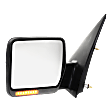 2004-2006 Ford F-150 - Driver Side Mirror, Power Adjust, Heated, Manual Folding, Textured Black, In-housing Signal Light, No Memory, No Puddle Light, No Auto-Dimming, No Blind Spot Feature