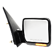 2004-2006 Ford F-150 - Passenger Side Mirror, Power Adjust, Heated, Manual Folding, Textured Black, In-housing Signal Light, No Memory, No Puddle Light, No Auto-Dimming, No Blind Spot Feature