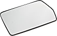 2011 Ford F-150 - Mirror Glass Driver Side, For Models With Non-Towing Mirror, Heated, No Blind Spot Feature, No Signal Light