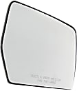 2011 Ford F-150 - Mirror Glass Passenger Side, For Models With Non-Towing Mirror, Heated, No Blind Spot Feature, No Signal Light