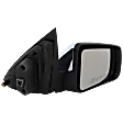 2010 Ford Focus SES - Passenger Side Mirror, Power Adjust, Heated, Chrome, Non-Folding, No Signal Light, No Blind Spot Feature, No Memory, No Puddle Light, No Auto-Dimming