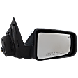 2010 Ford Focus SES - Passenger Side Mirror, Power Adjust, Heated, Chrome, Non-Folding, No Signal Light, No Blind Spot Feature, No Memory, No Puddle Light, No Auto-Dimming