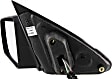 Driver Side Mirror, Manual Adjust, Lever Control, Non-Folding, Non-Heated, With (1) Paintable and (1) Textured Black Cap, Without Blind Spot Feature, S Model, Sedan