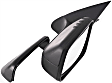 Driver Side Mirror, Manual Adjust, Lever Control, Non-Folding, Non-Heated, With (1) Paintable and (1) Textured Black Cap, Without Blind Spot Feature, S Model, Sedan
