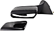 Driver Side Mirror, Manual Adjust, Lever Control, Non-Folding, Non-Heated, With (1) Paintable and (1) Textured Black Cap, Without Blind Spot Feature, S Model, Sedan