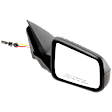 2010 Ford Focus S - Passenger Side Mirror, Manual Adjust, Non-Heated, With 1 Paintable and 1 Textured Black Cap, Non-Folding, No Signal Light, No Blind Spot Feature, No Memory, No Puddle Light, No Auto-Dimming, Sedan