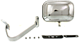 Driver Or Passenger Side Mirror, Power, Manual Folding, Non-Heated, Chrome, No Signal Light, No Memory, No Puddle Light, No Auto-Dimming, No Blind Spot Feature