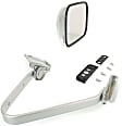 Driver Or Passenger Side Mirror, Power, Manual Folding, Non-Heated, Chrome, No Signal Light, No Memory, No Puddle Light, No Auto-Dimming, No Blind Spot Feature