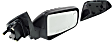 2008 Ford Focus SE - Passenger Side Mirror,  For Models With Deluxe Package, Power Adjust, Heated, With 1 Paintable and 1 Textured Black Cap, Non-Folding, No Signal Light, No Blind Spot Feature, No Memory, No Puddle Light, No Auto-Dimming, Sedan