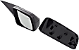 2008 Ford Focus SE - Passenger Side Mirror,  For Models With Deluxe Package, Power Adjust, Heated, With 1 Paintable and 1 Textured Black Cap, Non-Folding, No Signal Light, No Blind Spot Feature, No Memory, No Puddle Light, No Auto-Dimming, Sedan