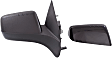 2008 Ford Focus SE - Passenger Side Mirror,  For Models With Deluxe Package, Power Adjust, Heated, With 1 Paintable and 1 Textured Black Cap, Non-Folding, No Signal Light, No Blind Spot Feature, No Memory, No Puddle Light, No Auto-Dimming, Sedan