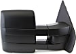 2012 Ford F-150 - Passenger Side Towing Mirror, Power Adjust, Heated, Textured Black, Manual Folding, In-housing Signal Light, With Blind Spot Glass, With Memory, With Puddle Light, No Auto-Dimming