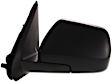 2012 Ford Escape XLT - Driver Side Mirror, Replaces Original Equipment On 08-09 Models, Also Fits 10-12 Models, Power Adjust, Heated, Paintable, Manual Folding, No Signal Light, No Blind Spot Feature, No Memory, No Puddle Light, No Auto-Dim