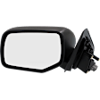 Driver Side Mirror, Power Adjust, Heated, Textured Black, Manual Folding, No Signal Light, No Blind Spot Feature, No Memory, No Puddle Light, No Auto-Dimming, without Spot Mirror