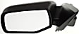 Driver Side Mirror, Power Adjust, Heated, Textured Black, Manual Folding, No Signal Light, No Blind Spot Feature, No Memory, No Puddle Light, No Auto-Dimming, without Spot Mirror