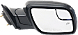 2017 Ford Explorer XLT - Passenger Side Mirror, Power Adjust, Heated, Paintable, Manual Folding, In-housing Signal Light, With Blind Spot Glass, No Memory, With Puddle Light, No Auto-Dimming