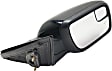2017 Ford Explorer XLT - Passenger Side Mirror, Power Adjust, Heated, Paintable, Manual Folding, In-housing Signal Light, With Blind Spot Glass, No Memory, With Puddle Light, No Auto-Dimming