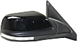 2017 Ford Explorer XLT - Passenger Side Mirror, Power Adjust, Heated, Paintable, Manual Folding, In-housing Signal Light, With Blind Spot Glass, No Memory, With Puddle Light, No Auto-Dimming
